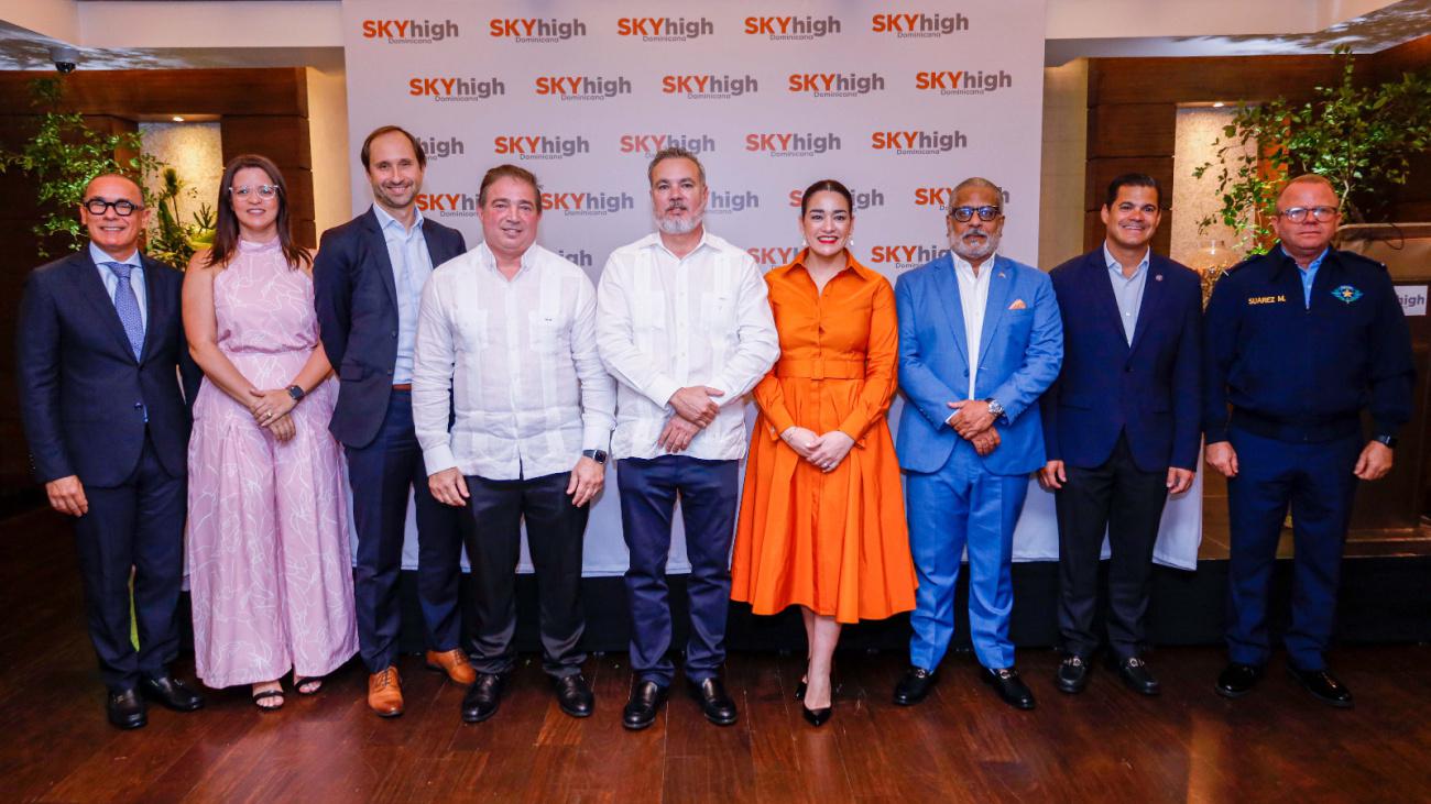 Lanzamiento de las nuevas operaciones de vuelo Sky High Dominicana