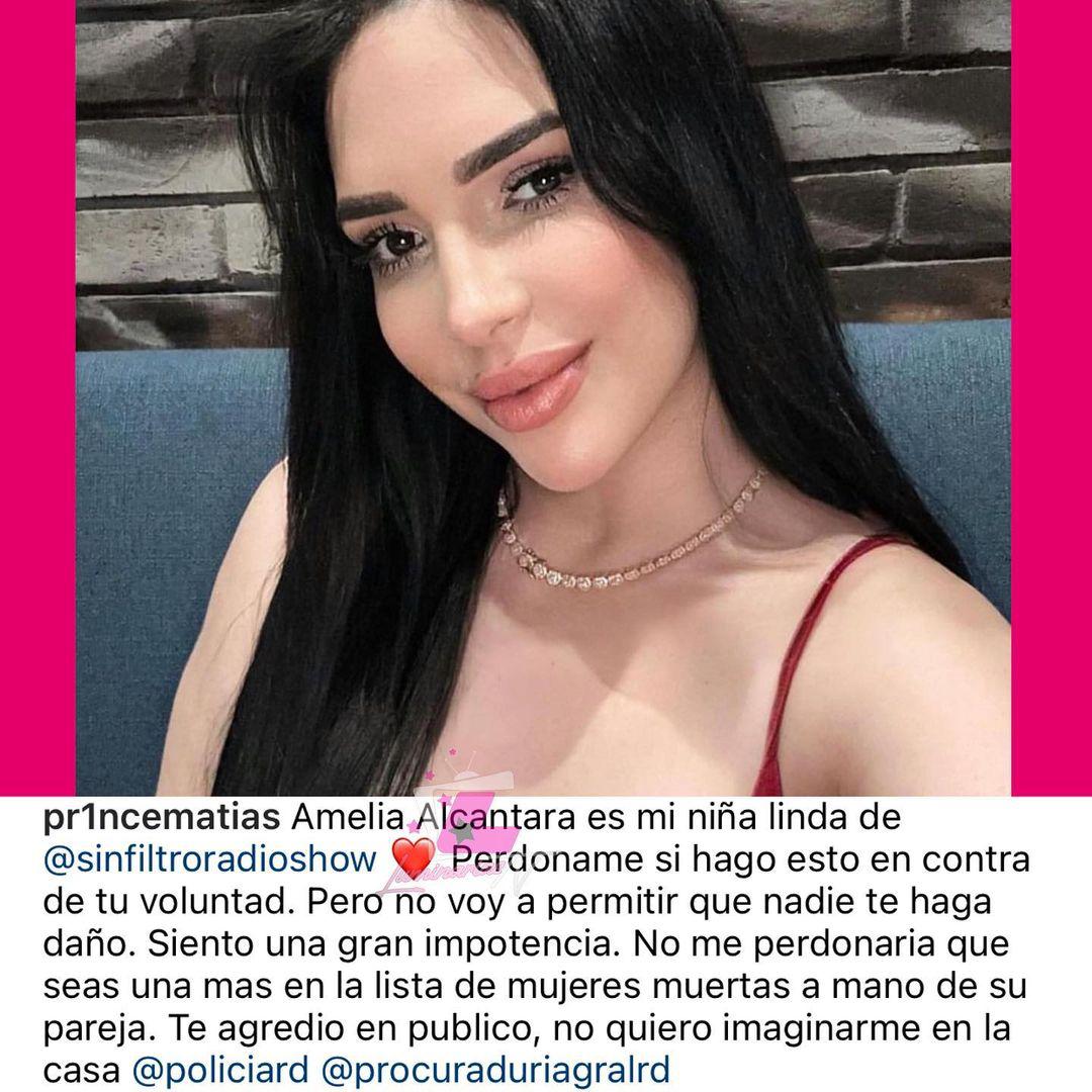 Alofoke denuncia Amelia Alcántara es víctima de violencia por parte de su  pareja