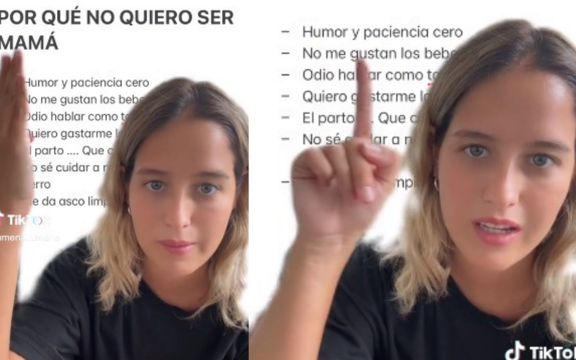 Joven explica razones para no convertirse en mamá_ ‘No me gustan los bebés, ni propios o ajenos’