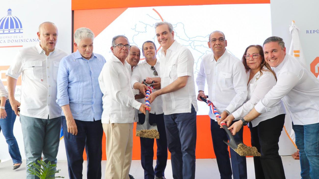 Presidente Abinader deja iniciados trabajos Circunvalación Navarrete