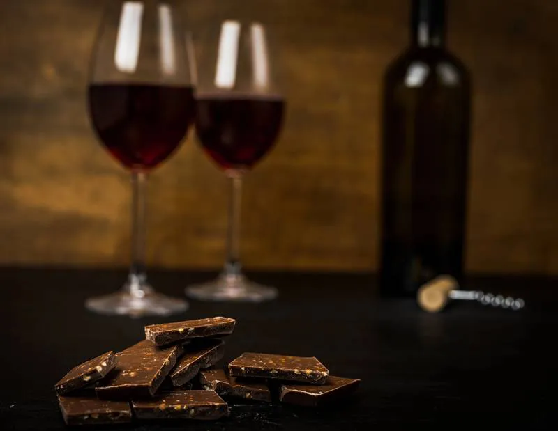 chocolate-wine