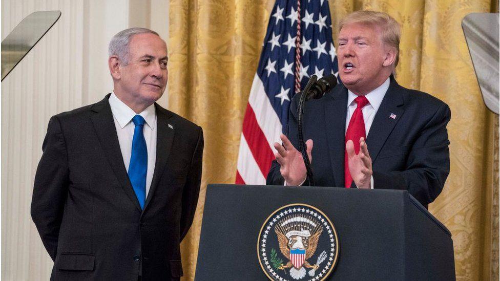 _122045765_trumpnetanyahugettyimages-1197125175