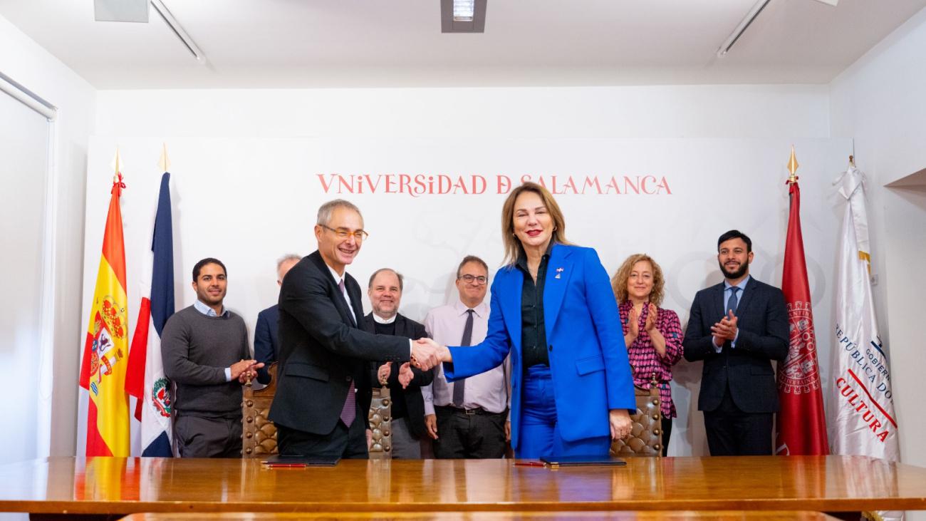 Cultura y Universidad de Salamanca firman acuerdo para fortalecer la Cátedra Pedro Henríquez Ureña de Estudios Dominicanos