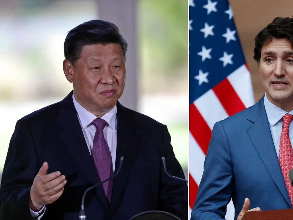 Presidente-chino-Xi-Jinping-y-presidente-de-Canada-Justin-Trudeau