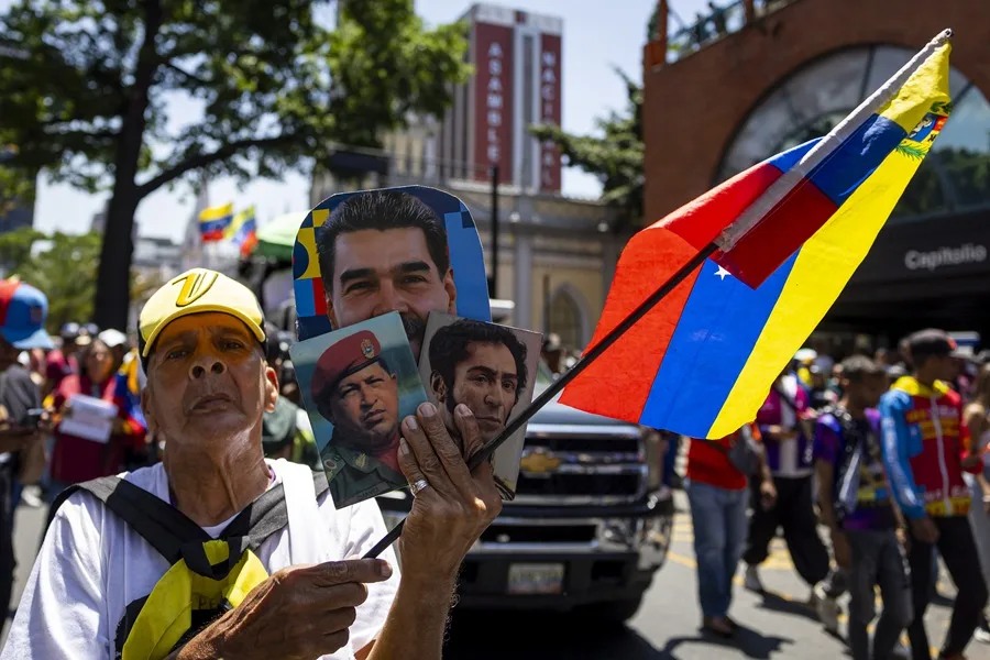 Manifestacion_chavismo_Venezuela