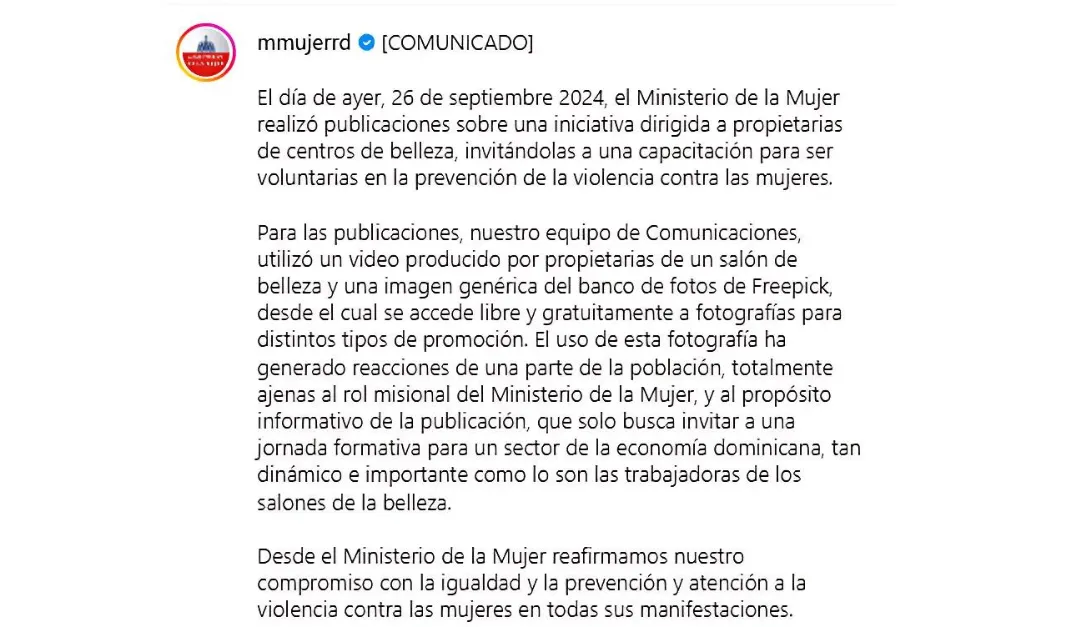 Mujer comunicado
