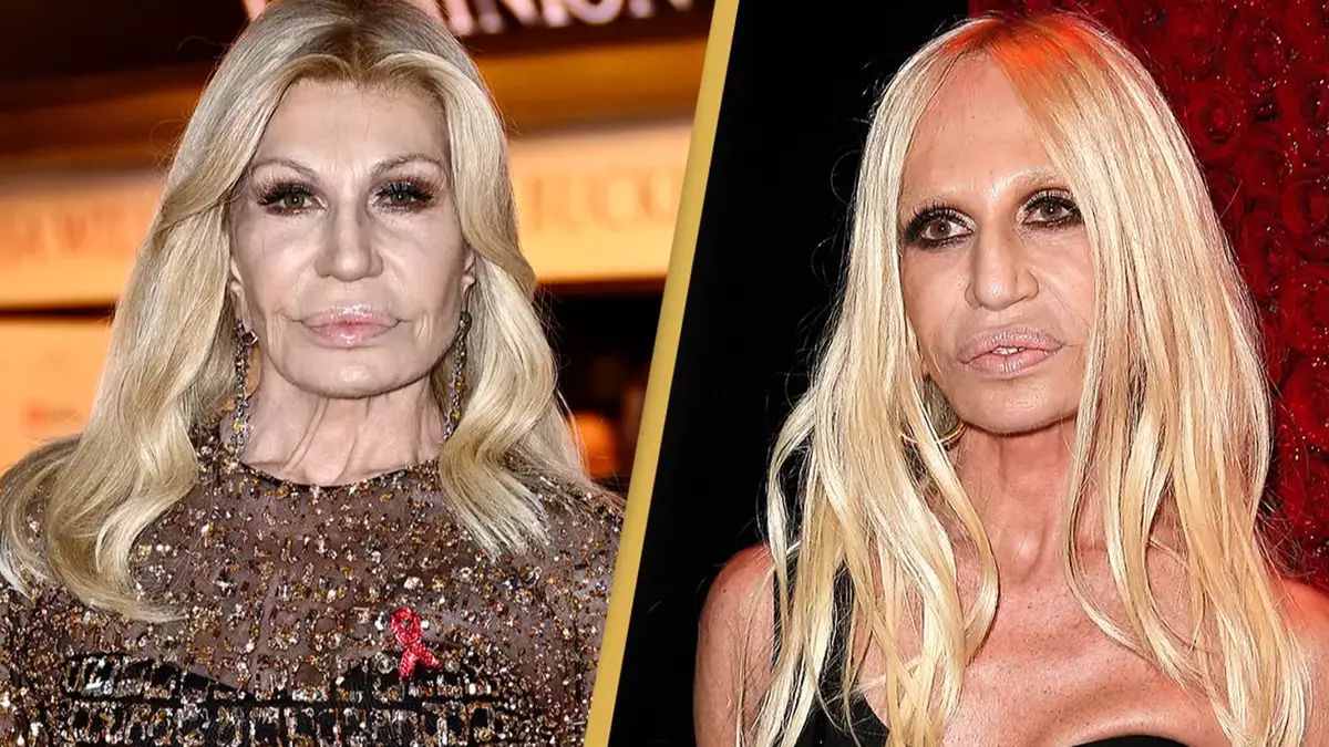 Donatella Versace luce irreconocible y sus fans se volvieron locos, image size:1200x675