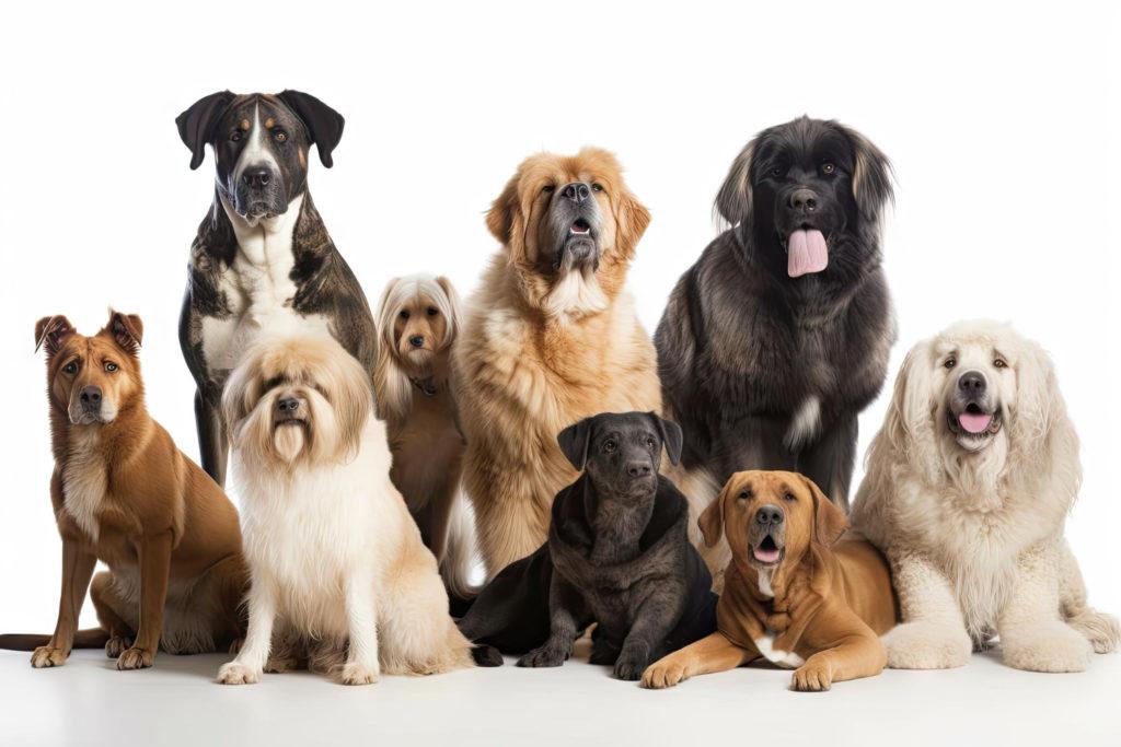 grupo-perros-diversas-razas-tamanos-colores-mirando-camara-creada-ia-generativa-1024x683