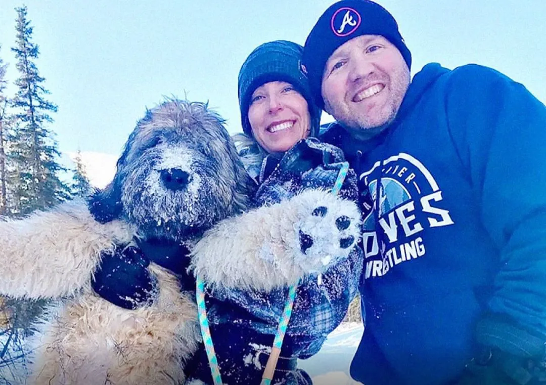 Familia en la nieve