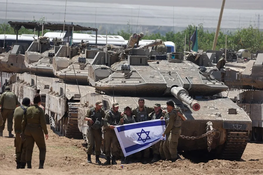 GAZA-SOLDADOS-BANDERA-ISRAEL