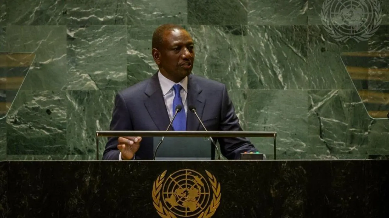 William-Ruto-presidente-de-Kenia-ante-la-ONU.-Foto-fuente-externa.